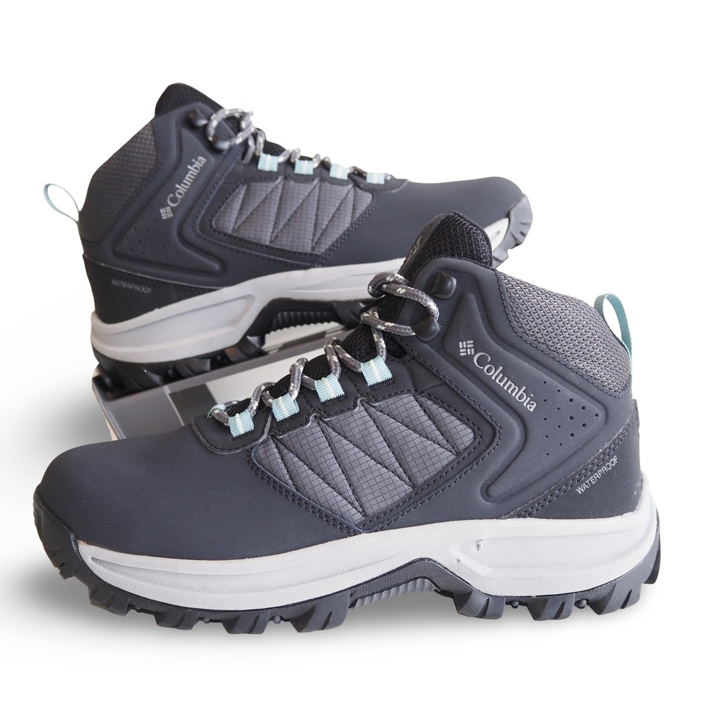Columbia Transversa Hike Wide Waterproof Outdoor Boots Womens 9W BK7619-010 BK